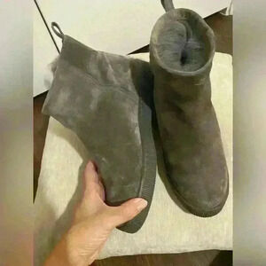 Pedro Garcia suede leather & fur short boots Sz 40